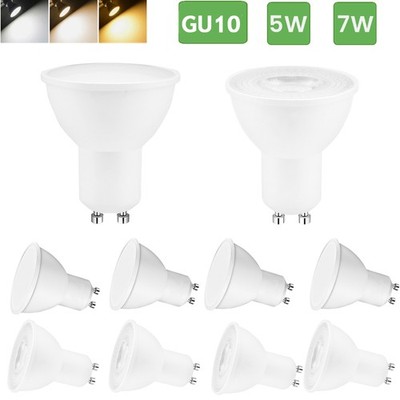 GU10 LED Birnen Kaltweiß Warmweiß Spots Glühbirne 5W/7W Leuchtmittel Strahler