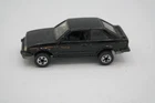 Vintage 1982 HOT WHEELS Ford Escort XR3 Hatchback Loose USED Black 2-Door