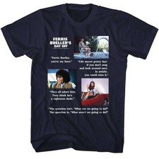 Ferris Buellers Day Off - FBDO QUOTES Adult Shirt