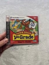 JumpStart - 1st Grade PC, 1999 - ALL-NEW VERSION FOR 2000 - COMPLETE w MANUAL