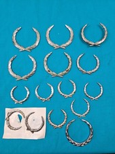 Lot Of 15 Original Cadillac Wreath Crest Emblems Oem Trim Metal Plastic... Lot Of 15 Original Cadillac Wreath Crest Emblems Oem Trim Metal Plastic...