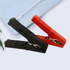 2 Pieces 100A Battery Alligator Clips Easy to Use Compact for Auto Car