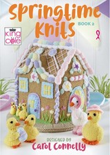 King Cole Springtime Knits Book 2 – Easter House Ducks Bunnies Sheep and Friends