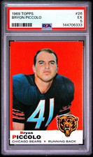 1969 Topps Brian Piccolo #26 RC PSA 5