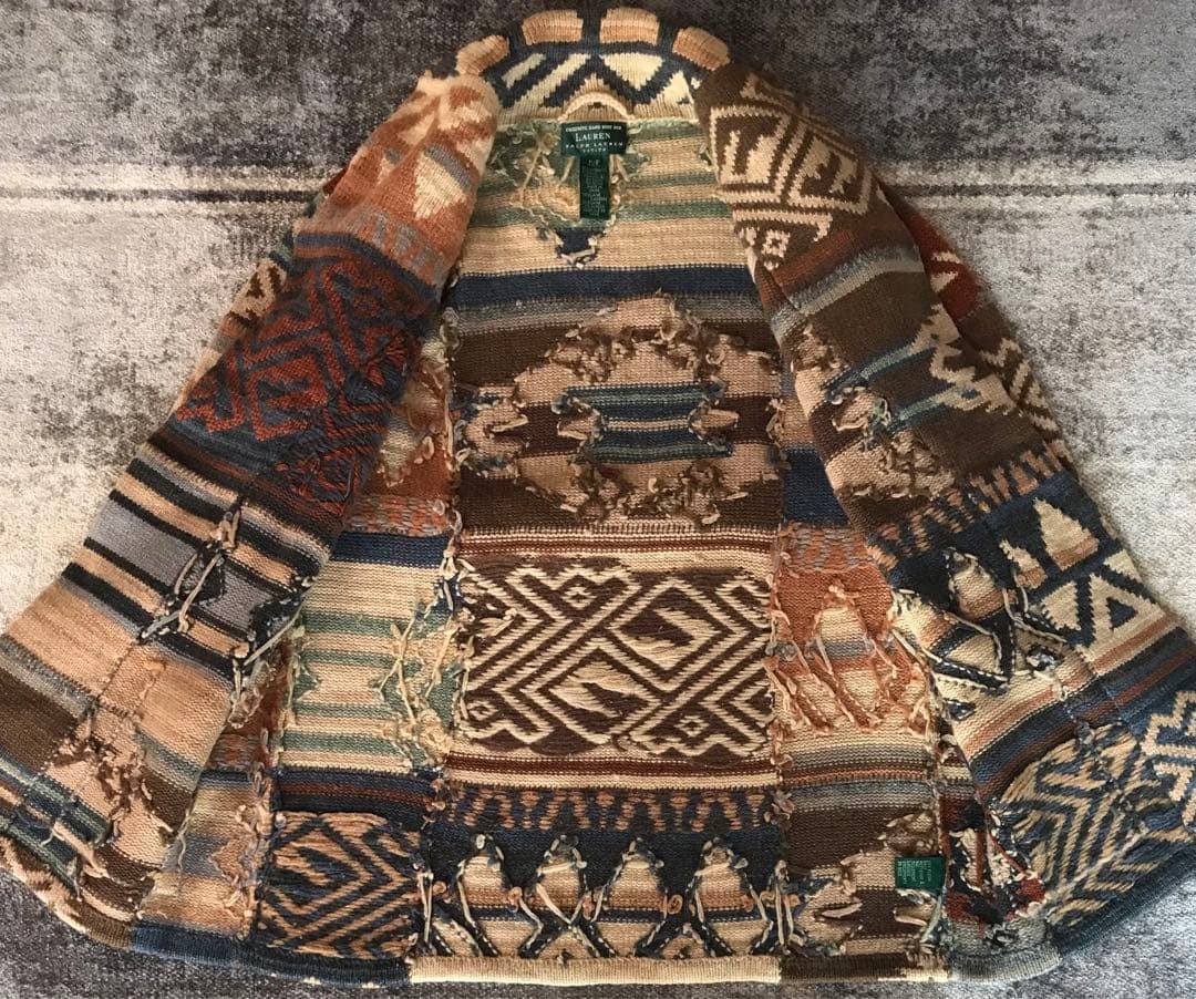 Timeless Masterpiece Exceptional Patchwork Native… - image 7