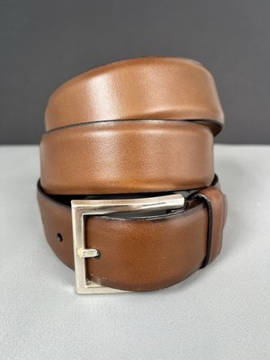 Allen Edmonds ''DEARBORN'' Men's Brown Dress Belt #32117 Size 38 Made In The USA