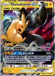 Pikachu & Zekrom GX 33/181 SM-Team Up Ultra Rare Holo