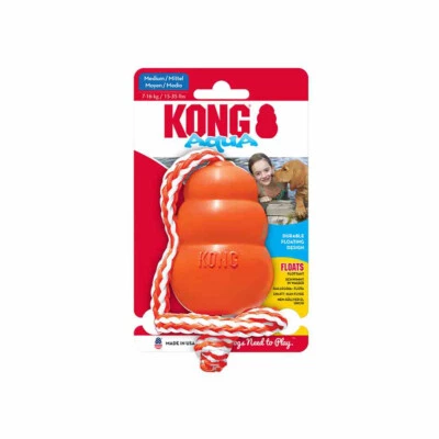 KONG Aqua Orange Schwimmendes Hundespielzeug Aus Gummi Für L Und M - Bild 1 von 2