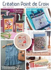 French cross stitch magazine Creation point de croix No.77