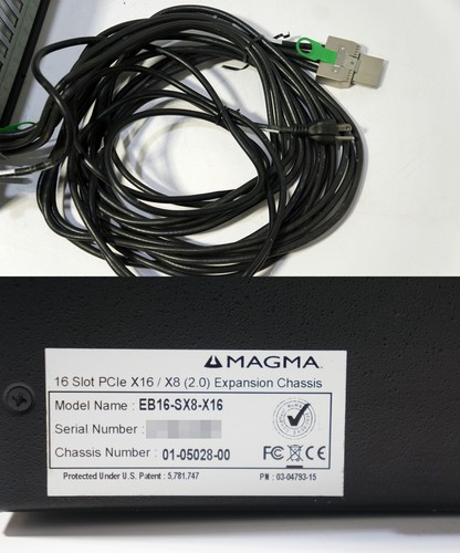 MAGMA 16 Slot PCle X16 / X8(2.0) Expansion Chassis EB16-SX8-X16(4R-009) - Picture 9 of 9