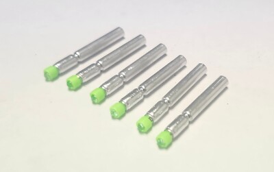 6 PCS LED Green Bobber Light Replacement Battery thill  Fishing Bobbers
