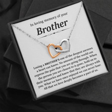 Sympathy In Memory of Brother Gift, Memorial Gift for Loss of Brother/Grief Gift