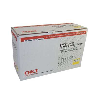 OKI Image Drum 42126670 Yellow Trommel f. C5250 C5450, C5510 MFP, C5540 MFP, OVP