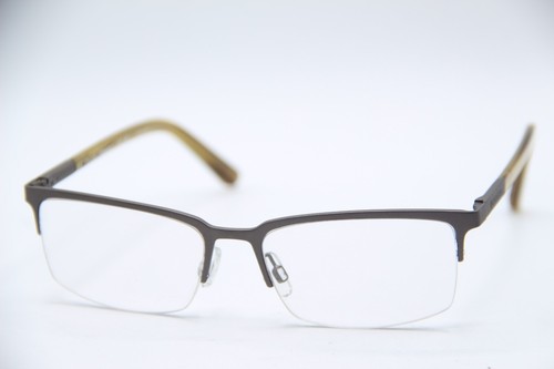 DRAGON DR2014 073 GUNMETAL BROWN AUTHENTIC DESIGNER EYEGLASSES 55-17