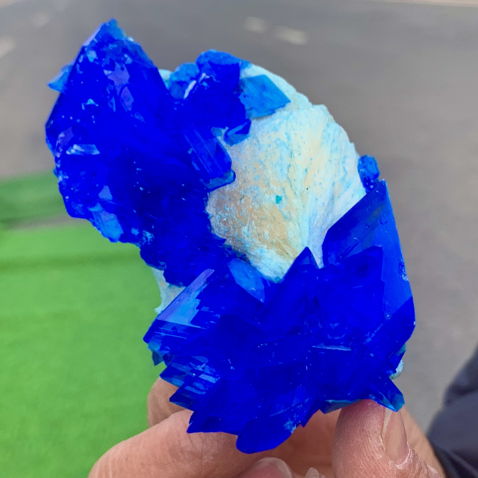 176G Blue Potassium Alum Crystal Cluster – Stunning Specimen for Collectors