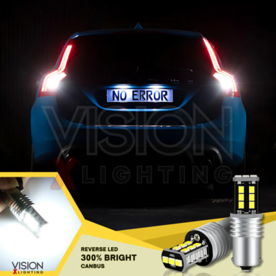 Volvo XC60 2008-2017 Paar Birnen Ba15s Reverse LED hellweiß 6000K kostenloser Fehler