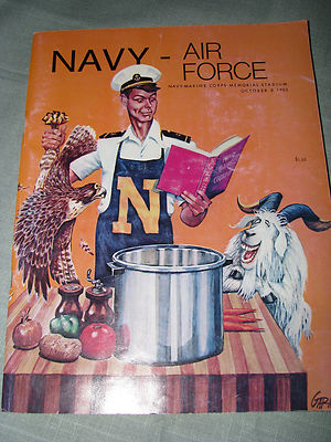 VTG 1983 Navy-Air Force Corps Memorial Stadium 80 Page Program Magazine