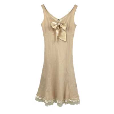 white christmas dresses Shop Cream Knee-Length Strapless Dress - Casual Summer main image 0