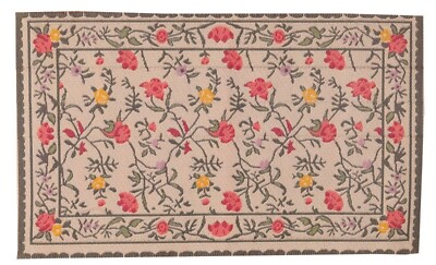 Puppenhaus Blumen Teppich 16,5 cm x 9,8 cm länglich Maßstab 1:12 Matte Teppich 3948 tumdee