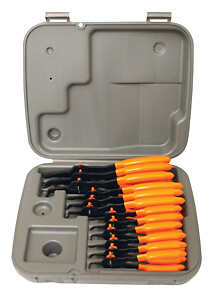 Lang Kastar 3595 12 Pc Quick Switch Snap Ring Plers Set