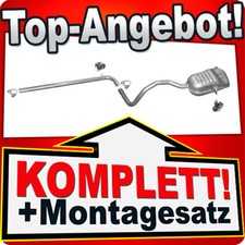Auspuff für RENAULT MEGANE II & SCENIC II 1.5 DCi 100/105PS Auspuffanlage