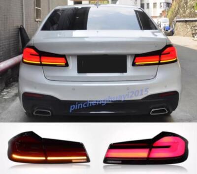 bmw G30 テールランプ For BMW G30 G38 2018-2021 Smoked LED Rear Lamps Taillights Dynamic
