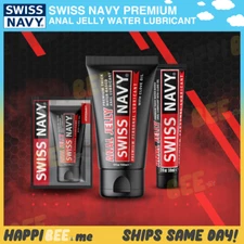 Swiss Navy Premium Anal Jelly Lubricant🍯Couple Oil Grease Liquid Water Lube Gel