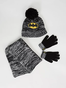 bobble hat scarf and glove set