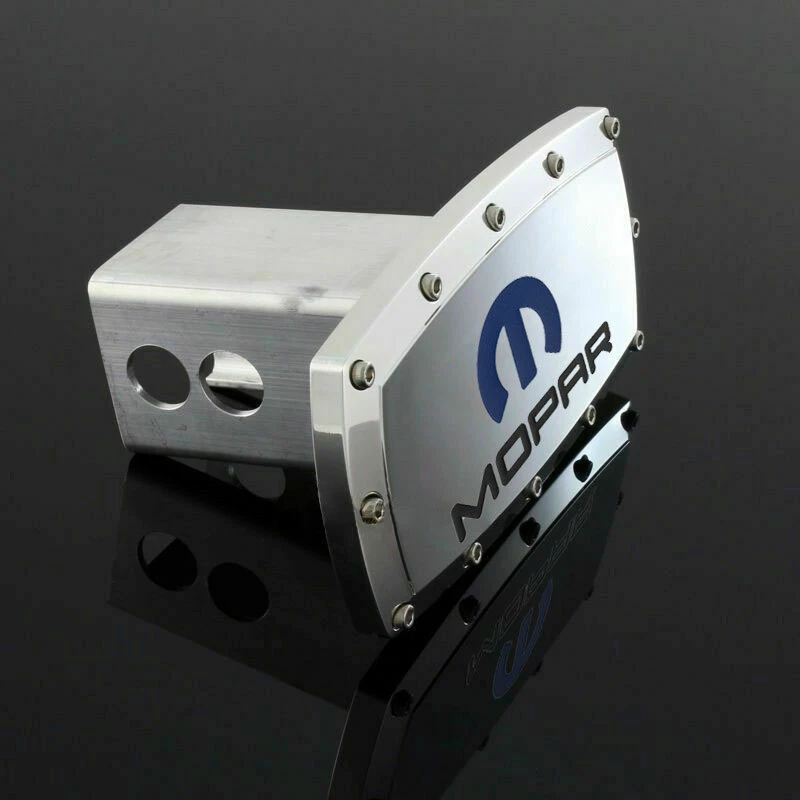 Mopar Tow Hitch Cover Plug Cap 2" Trailer Receive Engraved Billet Allen Bolt - Image 4 of 4