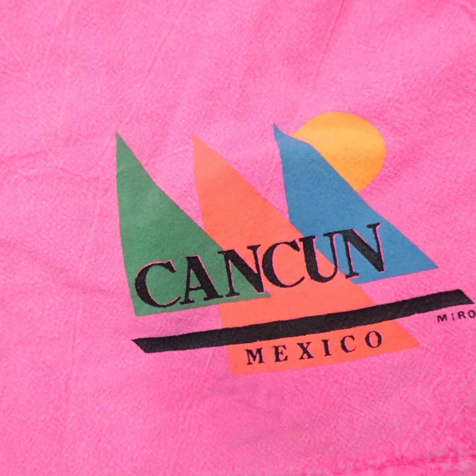 Шорты мужские Cancun Mexico розовые стандартного покроя эластичные на талии без застежек купальный костюм - Изображение 2 из 4