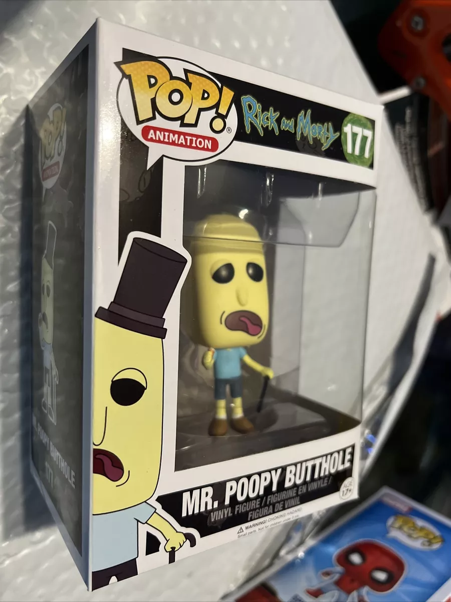 Funko POP Animation Rick And Morty 177 Mr. Poopy Butthole New