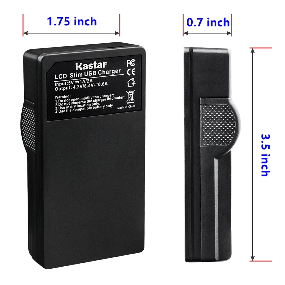 Kastar Battery LCD Charger for Pentax *ist D*ist D2*ist DL *ist DS *ist DS2 - Image 4 of 4
