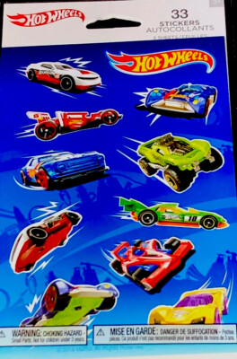 HOT WHEELS STICKERS (Limited Edition) 33 TOTAL STICKERS COOL