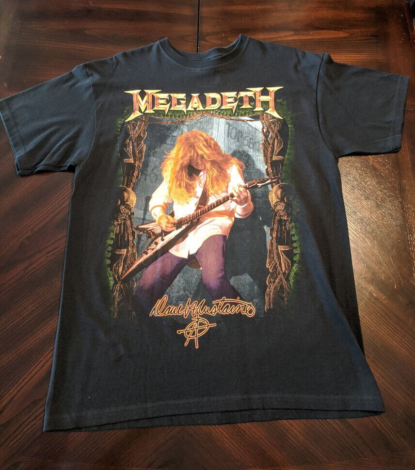 Dave Mustaine Vintage Megadeth Shirt  S-234XL Black shirt F133