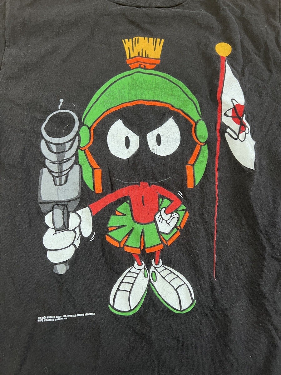Vintage 90's Marvin The Martian Single Stitch Changes T-Shirt Size