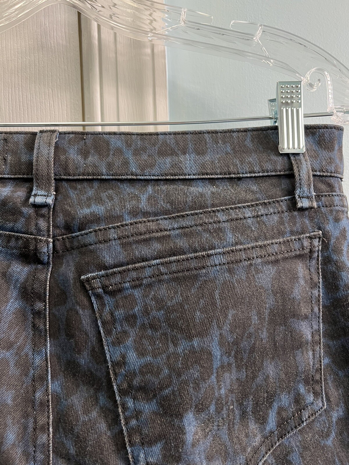 Ramy Brook Women Blue Jeans With Leopard Print Si… - image 10