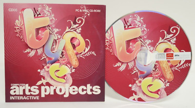 Computer Arts Projects Interactive PC Computer Program Software CD86 Demo Disc