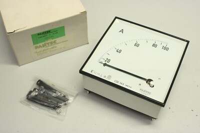 PANTEC CDE 144 0-100A 138x138mm Anzeige Amperemeter Messgerät CDE144 OVP
