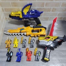 Power Rangers Dino Fury Ryusoulger DX Gold Mosa Blade Blaster Morpher Set BANDAI