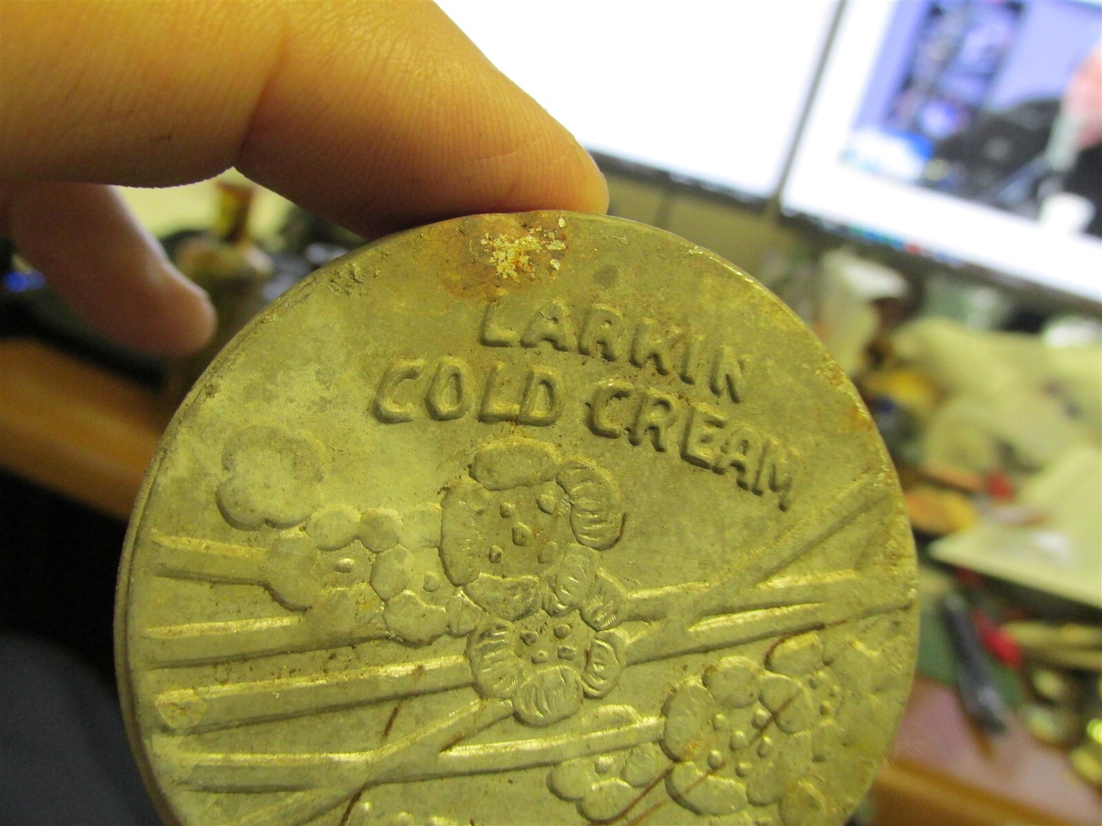 Larkin Cold Cream Larkin Co. Buffalo aluminum screw cap only