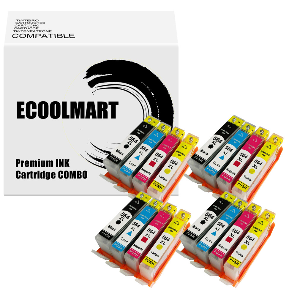 16PK Ink Cartridge replace for HP 564XL Photosmart B110a C6380 B210c 3522