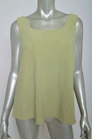Travel Smith Green Metallic Stretch Built In Bra Camisole Tank Top Sz 42 B Travel Smith Green Metallic Stretch Built In Bra Camisole Tank Top Sz 42 B