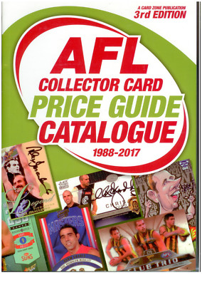 AFL COLLECTOR CARD PRICE GUIDE CATALOGUE (1988-2017 ) EDITION 3 (700  PAGES)-new | eBay