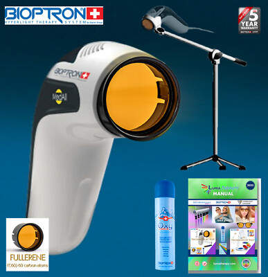 Bioptron YouTHron  / MedAll  w/ FLOOR STAND & FREE Oxy & Lumia Therapy Manual 