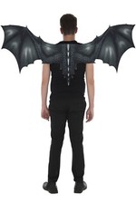 Zac's Alter Ego Very Large Black Bat/ Dragon Wings (1m x 0.5m)