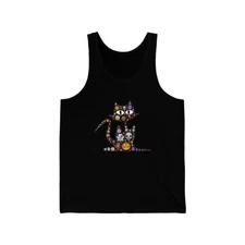Halloween Cat Unisex Tank Top