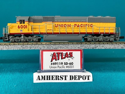 49119 Atlas SD-60 Union Pacific Locomotive DCC Equipped -PLEASE