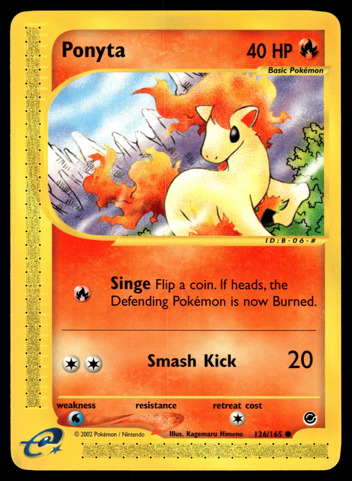 Ponyta #126/165 Expedition Pokemon Near Mint or Better