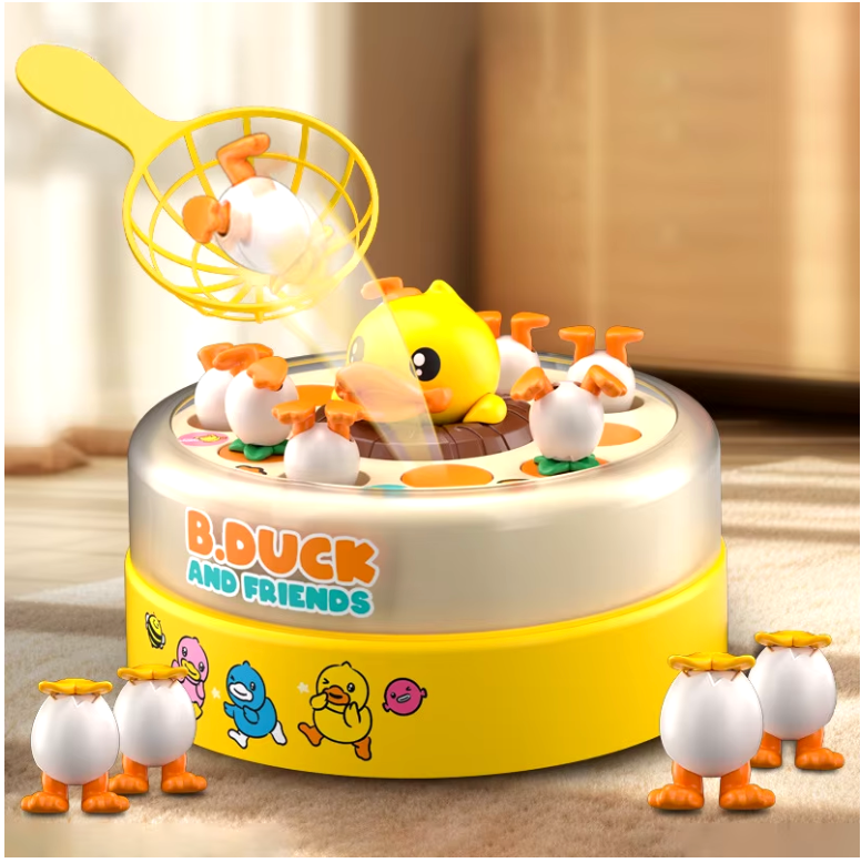 B.Duck Catch Duck Board Games Bounce Popping Up Catching Music