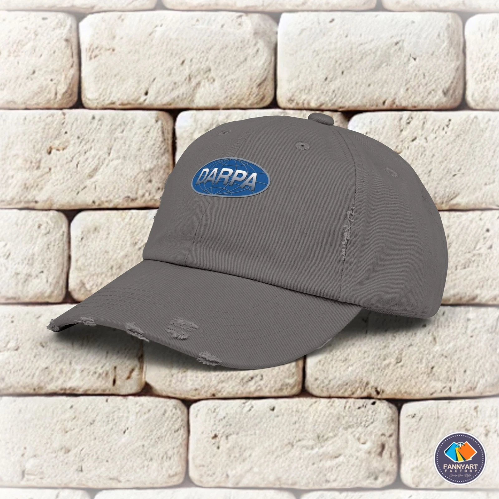 DARPA Emblem Unisex Distressed Cap